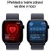 Apple Watch Series 10 GPS + Cellular 46mm Jet Black Aluminium Case with Ink Sport Loop MWY53QC/A