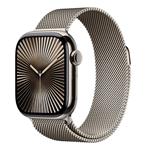 Apple Watch Series 10 GPS + Cellular 46mm Natural Titanium Case with Natural Milanese Loop - M/L MWYC3QC/A