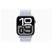 Apple Watch Series 10 GPS + Cellular 46mm Silver Aluminium Case with Blue Cloud Sport Loop MWY23QC/A