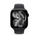 Apple Watch Series 11 GPS 42mm Jet Black Aluminium Case with Black Sport Band - M/L MEQU4WF/A