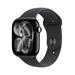 Apple Watch Series 11 GPS 42mm Jet Black Aluminium Case with Black Sport Band - M/L MEQU4WF/A