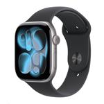 Apple Watch Series 11 GPS 42mm Space Grey Aluminium Case with Black Sport Band - S/M MEQW4WF/A