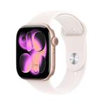 Apple Watch Series 11 GPS + Cellular 42mm Rose Gold Aluminium Case with Light Blush Sport Band - M/L MF8F4WF/A