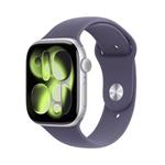 Apple Watch Series 11 GPS + Cellular 42mm Silver Aluminium Case with Purple Fog Sport Band - S/M MF8H4WF/A