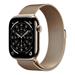 Apple Watch Series 11 GPS + Cellular 46mm Gold Titanium Case with Gold Milanese Loop - S/M MFD74WF/A