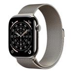 Apple Watch Series 11 GPS + Cellular 46mm Natural Titanium Case with Natural Milanese Loop - M/L MFD04WF/A