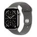 Apple Watch Series 11 GPS + Cellular 46mm Natural Titanium Case with Stone Grey Sport Band - M/L MFCX4WF/A