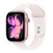 Apple Watch Series 11 GPS + Cellular 46mm Rose Gold Aluminium Case with Light Blush Sport Band - M/L MFCJ4WF/A