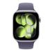 Apple Watch Series 11 GPS + Cellular 46mm Silver Aluminium Case with Purple Fog Sport Band - S/M MFCP4WF/A