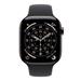 Apple Watch Series 11 GPS + Cellular 46mm Slate Titanium Case with Black Sport Band - M/L MFD24WF/A