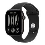 Apple Watch Series 12 GPS 46mm Black Aluminium Case with Black Sport Band - S/M MJEK4RK/A