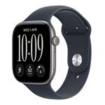 Apple Watch Series 12 GPS 46mm Space Grey Aluminium Case with Navy Blue Sport Band - S/M MJEH4RK/A