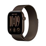 Apple Watch Series 12 GPS + Cellular 42mm Dark Bronze Aluminium Case with Dark Bronze Milanese Loop MKDK4RK/A