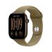 Apple Watch Series 12 GPS + Cellular 42mm Dark Bronze Aluminium Case with Olive Sport Band - S/M MJG44RK/A