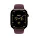 Apple Watch Series 12 GPS + Cellular 42mm Radiant Gold Titanium Case with Burgundy Sport Band - S/M MJGJ4RK/A