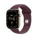 Apple Watch Series 12 GPS + Cellular 42mm Radiant Gold Titanium Case with Burgundy Sport Band - S/M MJGJ4RK/A