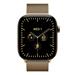 Apple Watch Series 12 GPS + Cellular 46mm Radiant Gold Titanium Case with Radiant Gold Milanese Loop - S/M MJGU4RK/A