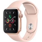 Apple Watch Series 5 40mm zlatý hliník s pískově růžovým sportovním řemínkem MWV72HC/A