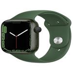 Apple Watch Series 7 GPS, 41mm Green Aluminium Case with Clover Sport Band - Regular MKN03HC/A