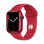 Apple Watch Series 7 GPS, 41mm (PRODUCT)RED Aluminium Case with (PRODUCT)RED Sport Band - Regular* Vystavený* 3J558Z/A