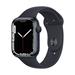 Apple Watch Series 7 GPS, 45mm Midnight Aluminium Case with Midnight Sport Band - Regular MKN53VR/A