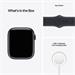 Apple Watch Series 7 GPS, 45mm Midnight Aluminium Case with Midnight Sport Band - Regular MKN53VR/A