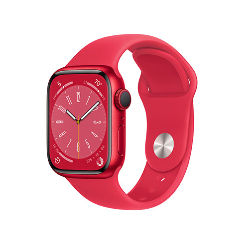 Apple Watch Series 8 GPS 41mm (PRODUCT)RED hliníkové puzdro *Trieda A* MNP73CS/A