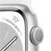 Apple Watch Series 8 GPS 41mm Silver Aluminium Case with White Sport Band - Regular mp6k3cs/a