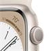 Apple Watch Series 8 GPS 41mm Starlight Aluminium Case with Starlight Sport Band - Regular mnp63cs/a