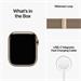 Apple Watch Series 8 GPS + Cellular 45mm Gold Stainless Steel Case with Gold Milanese Loop mnkq3cs/a