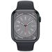 Apple Watch Series 8 GPS + Cellular 45mm Midnight Aluminium Case with Midnight Sport Band - Regular mnk43cs/a