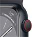 Apple Watch Series 8 GPS + Cellular 45mm Midnight Aluminium Case with Midnight Sport Band - Regular mnk43cs/a