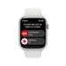 Apple Watch Series 8 GPS + Cellular 45mm Silver Aluminium Case with White Sport Band - Regular mp4j3cs/a