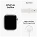 Apple Watch Series 8 GPS + Cellular 45mm Silver Stainless Steel Case with White Sport Band - Regular mnke3cs/a