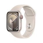 Apple Watch Series 9 Cellular 41mm Hvězdně bílý hliník s hvězdně bílým sportovním řemínkem M/L MRHP3QC/A