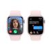 Apple Watch Series 9 Cellular 41mm Růžový hliník se světle růžovým sportovním řemínkem M/L MRJ03QC/A