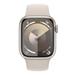 Apple Watch Series 9 Cellular 45mm Hvězdně bílý hliník s hvězdně bílým sportovním řemínkem M/L MRM93QC/A