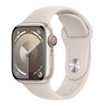 Apple Watch Series 9 Cellular 45mm Hvězdně bílý hliník s hvězdně bílým sportovním řemínkem M/L MRM93QC/A