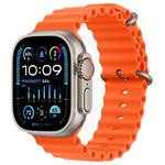 Apple Watch Ultra 2 49mm titanová s oranžovým oceánským řemínkem MREH3CS/A