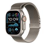 Apple Watch Ultra 2 GPS + Cellular 49mm Natural Titanium Case with Natural Titanium Milanese Loop - M MX5R3CS/A