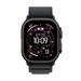 Apple Watch Ultra 3 GPS + Cellular 49mm Black Titanium Case with Black Alpine Loop - Large MF0X4QC/A