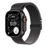 Apple Watch Ultra 3 GPS + Cellular 49mm Black Titanium Case with Black Titanium Milanese Loop - Small MF1N4QC/A