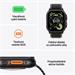 Apple Watch Ultra 3 GPS + Cellular 49mm Natural Titanium Case with Blue/Bright Blue Trail Loop - S/M MEWR4QC/A
