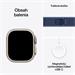 Apple Watch Ultra 3 GPS + Cellular 49mm Natural Titanium Case with Blue/Bright Blue Trail Loop - S/M MEWR4QC/A