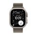 Apple Watch Ultra 3 GPS + Cellular 49mm Natural Titanium Case with Natural Titanium Milanese Loop - Large MF0E4QC/A