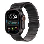 Apple Watch Ultra 4 GPS + Cellular 49mm Black Titanium Case with Black Titanium Milanese Loop - L MJAX4QC/A