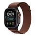 Apple Watch Ultra 4 GPS + Cellular 49mm Black Titanium Case with Burgundy Alpine Loop - S MJC04QC/A