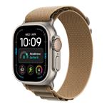 Apple Watch Ultra 4 GPS + Cellular 49mm Natural Titanium Case with Desert Alpine Loop - L MJAG4QC/A