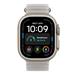 Apple Watch Ultra 4 GPS + Cellular 49mm Natural Titanium Case with Translucent Grey Ocean Band MJAD4QC/A