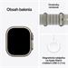 Apple Watch Ultra 4 GPS + Cellular 49mm Natural Titanium Case with Translucent Grey Ocean Band MJAD4QC/A